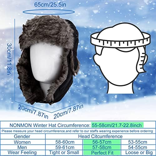 Vue 3 de Chapeau De Trappeur Hiver