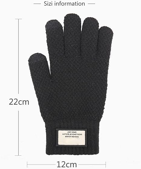 Vue 4 de Gants Dhiver Chauds En