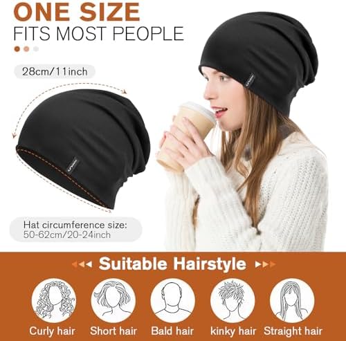 Vue 6 de Slouchy Bonnet Pour Femme