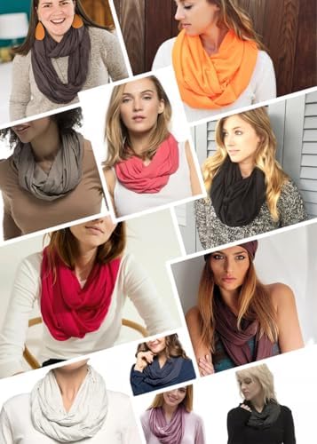 Vue 5 de Echarpe Infinity Legere En