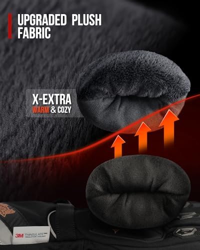Vue 3 de Borleni Gants Moto Hiver