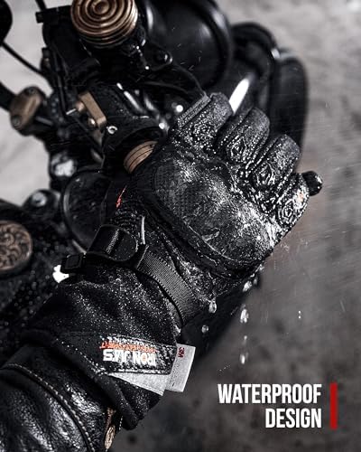 Vue 6 de Borleni Gants Moto Hiver