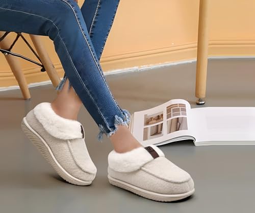 Vue 2 de Chausson Femme Hiver Chaud