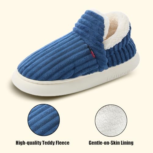 Vue 3 de Chaussons Femme Pantoufles Homme