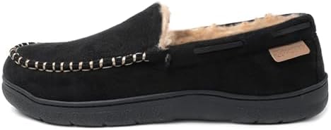 Vue 2 de Chaussons Mocassin Daim Pour