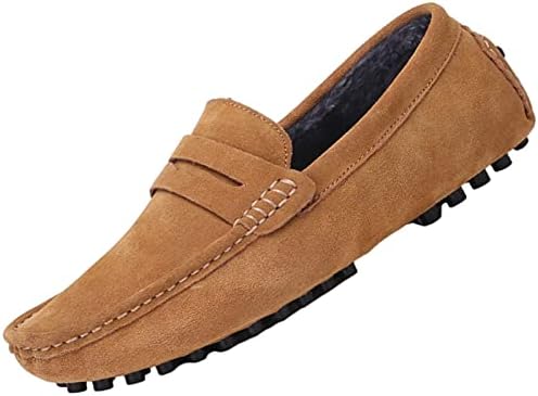 Vue 5 de Hommes Daim Penny Loafers