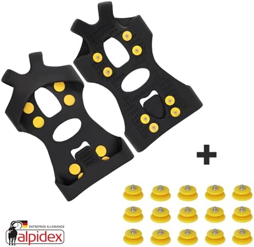 Vue 2 de Crampons Antiderapants Chaussures Pointe