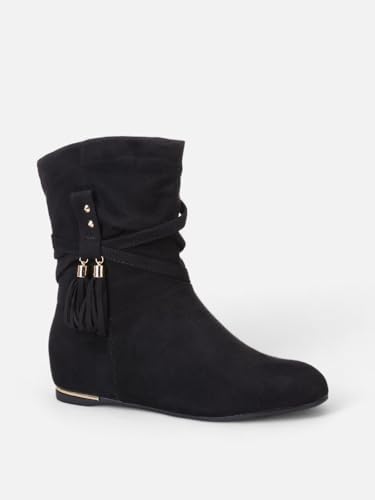 Vue 3 de Bottinesbottines Plissees En Simili