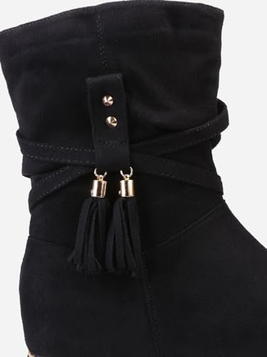 Vue 6 de Bottinesbottines Plissees En Simili