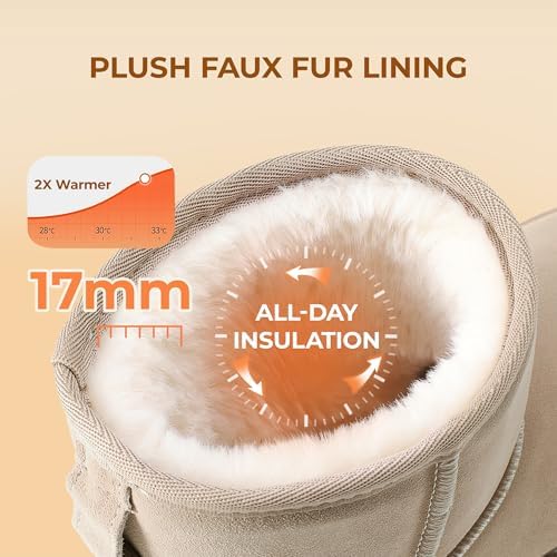 Vue 4 de Bottes Femme Hiver Chaudes