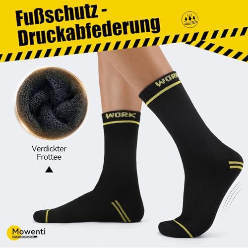 Vue 3 de Chaussettes Homme De Travail