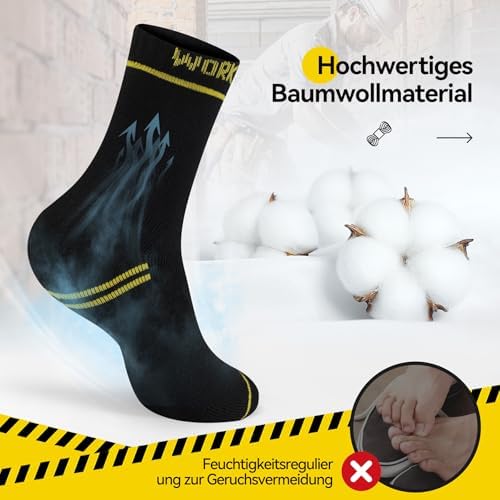 Vue 4 de Chaussettes Homme De Travail