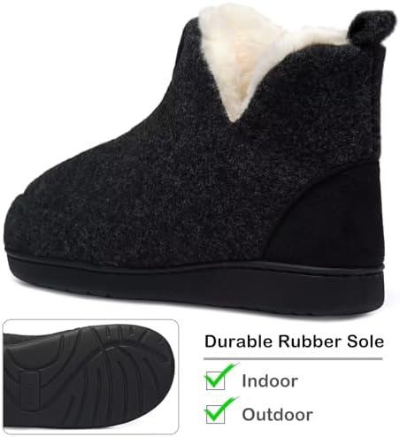 Vue 4 de Homme Femme Feutre Chausson