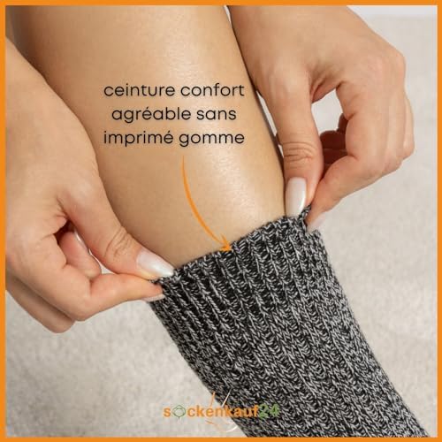 Vue 5 de Paires Chaussettes Norvegiennes Homme