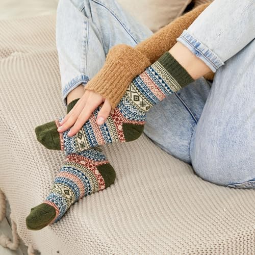 Vue 6 de Chaussette Femme Hiver Doux