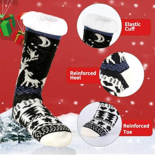 Vue 2 de Chaussettes Chaussons Homme Hiver