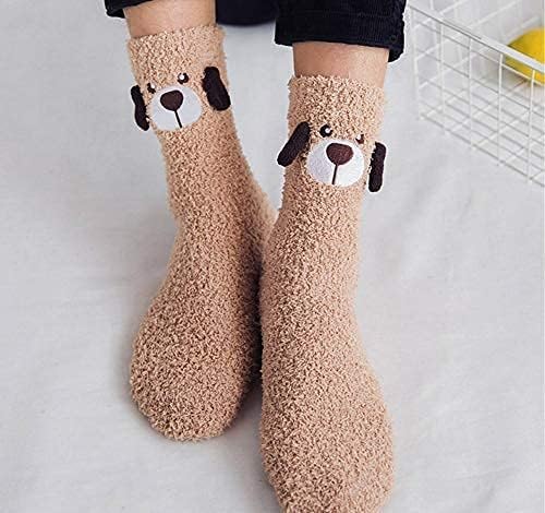 Vue 4 de Chaussettes Thermiques Moelleuses Duveteuses