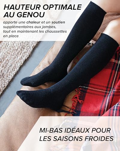 Vue 5 de Chaussette Haute Laine Merinos