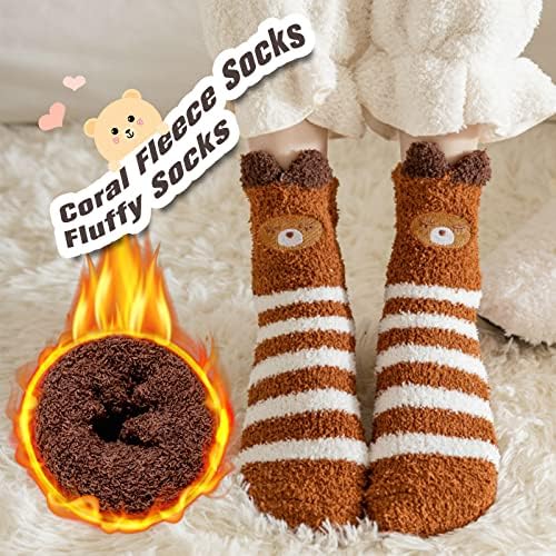 Vue 5 de Chaussettes Thermiques Moelleuses Duveteuses