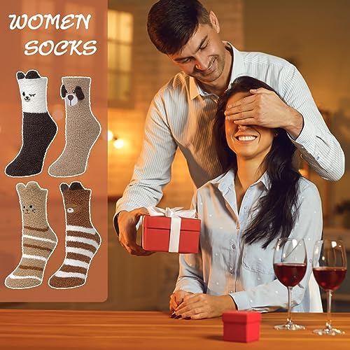 Vue 6 de Chaussettes Thermiques Moelleuses Duveteuses