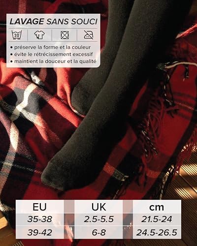 Vue 7 de Chaussette Haute Laine Merinos