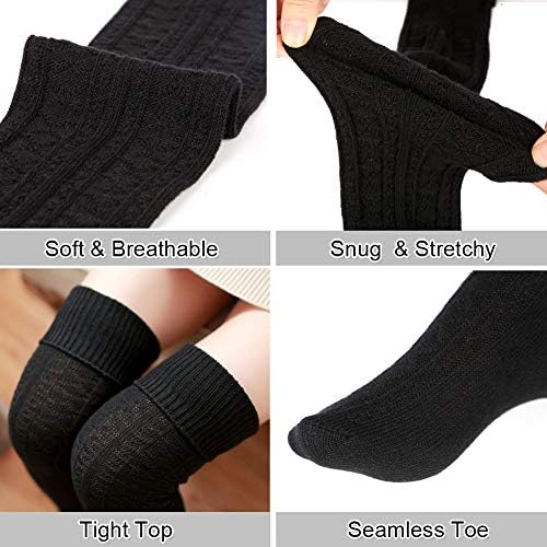 Vue 6 de Chaussettes Hautes Montantes Femmes