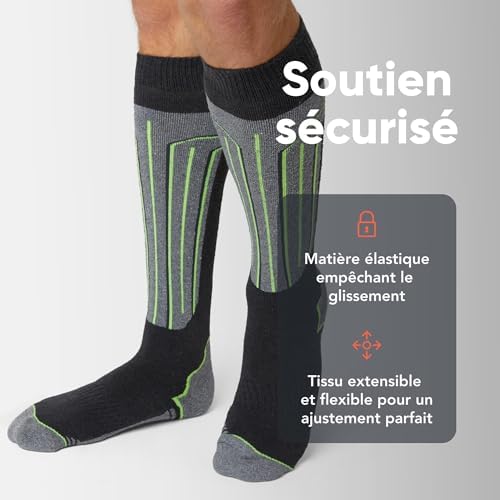 Vue 4 de Chaussettes De Ski Thermiques