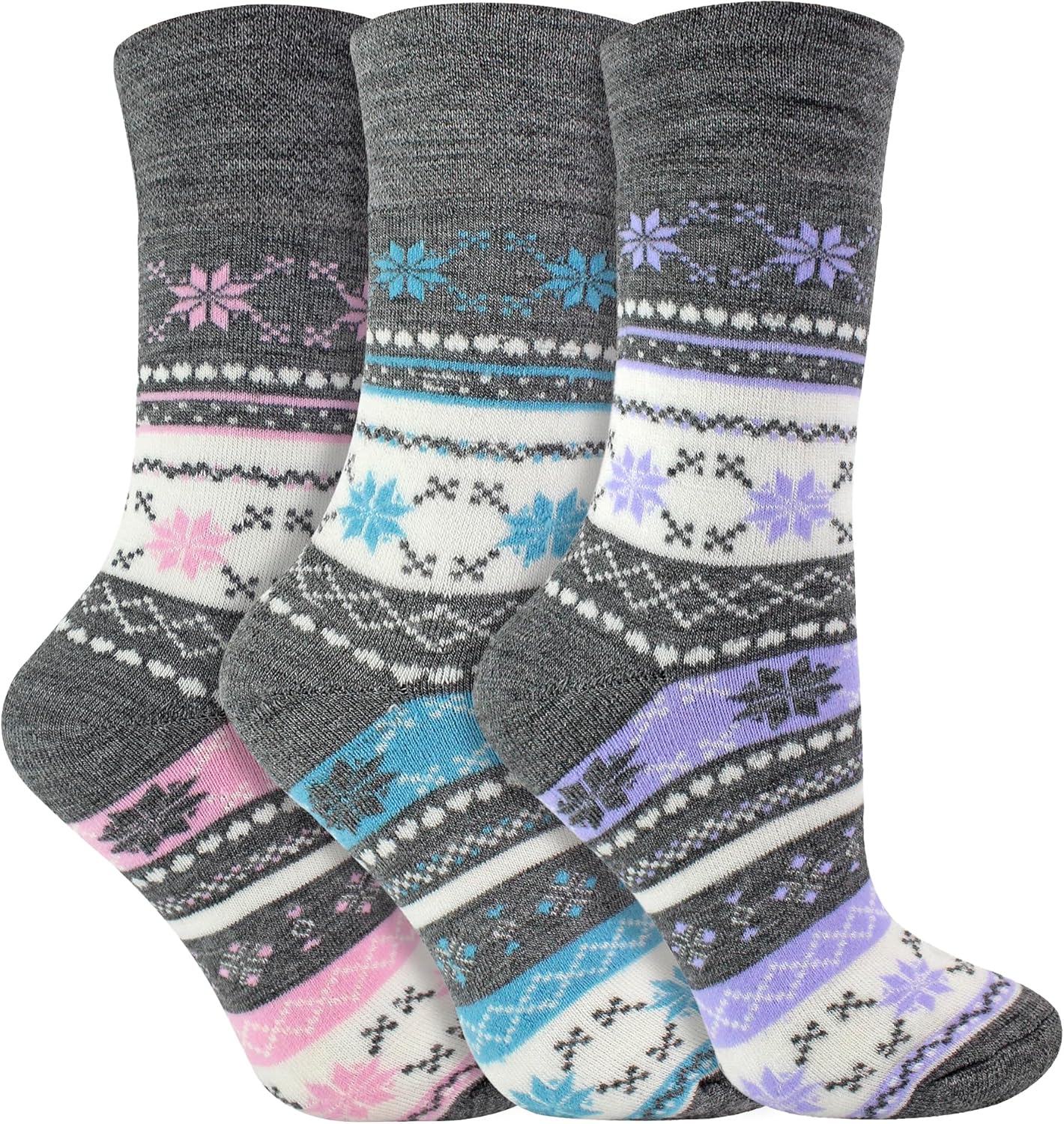 Femme Paires Thermiques Chaussettes