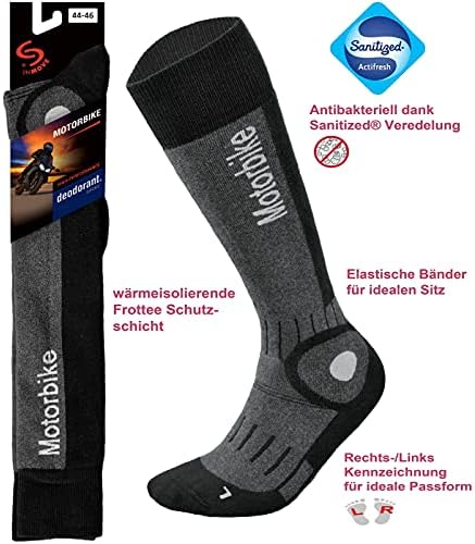 Vue 2 de Todo Chaussettes Moto Homme