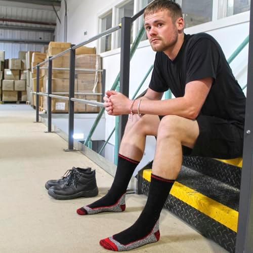 Vue 3 de Chaussettes De Travail En