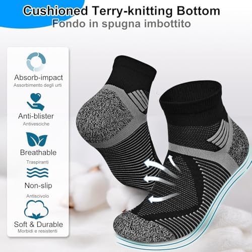 Vue 3 de Chaussettes De Randonnee Hommes