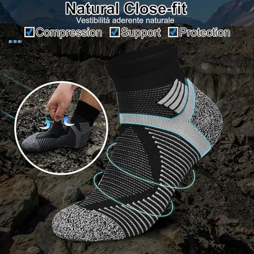 Vue 4 de Chaussettes De Randonnee Hommes