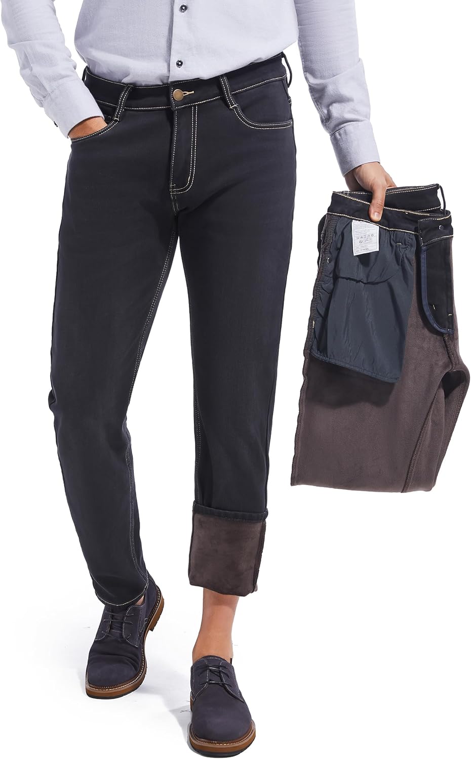 Jean Thermique Stretch Fusele