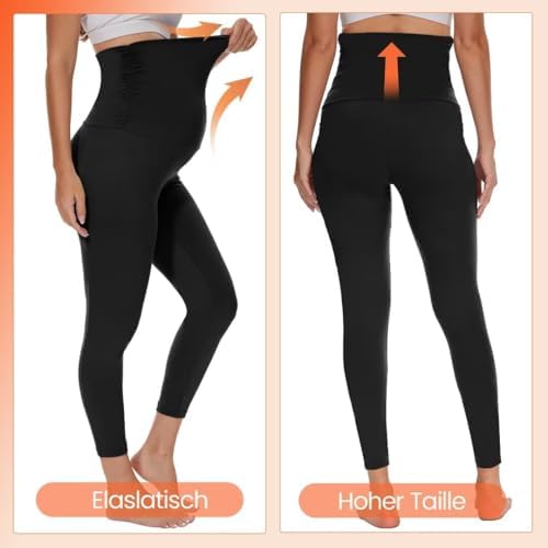 Vue 2 de Legging De Grossesse Thermique