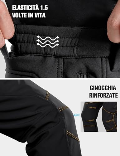 Vue 5 de Pantalon Ski Dhiver Pour