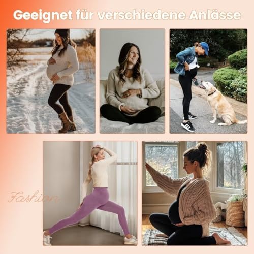 Vue 5 de Legging De Grossesse Thermique