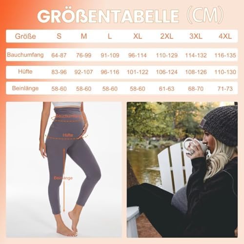 Vue 7 de Legging De Grossesse Thermique