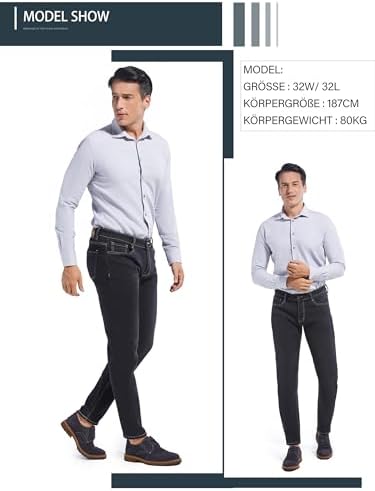 Vue 5 de Jean Thermique Stretch Fusele