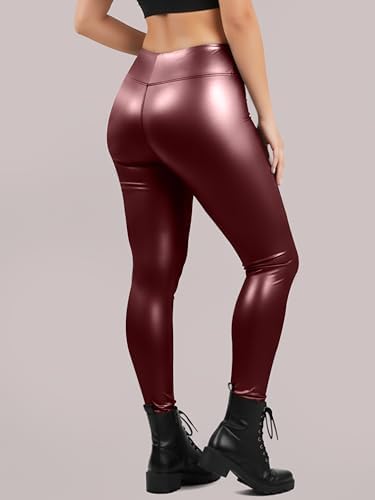 Vue 4 de Legging En Similicuir Doux
