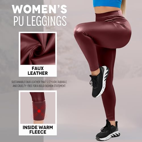 Vue 5 de Legging En Similicuir Doux