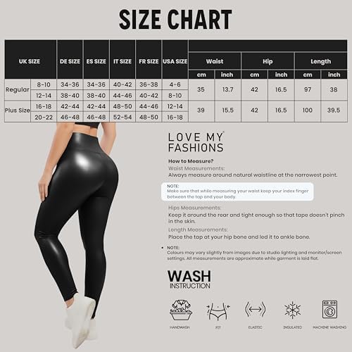 Vue 6 de Legging En Similicuir Doux