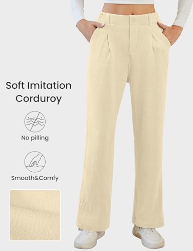 Vue 2 de Pantalon Pour Femme Gaufre