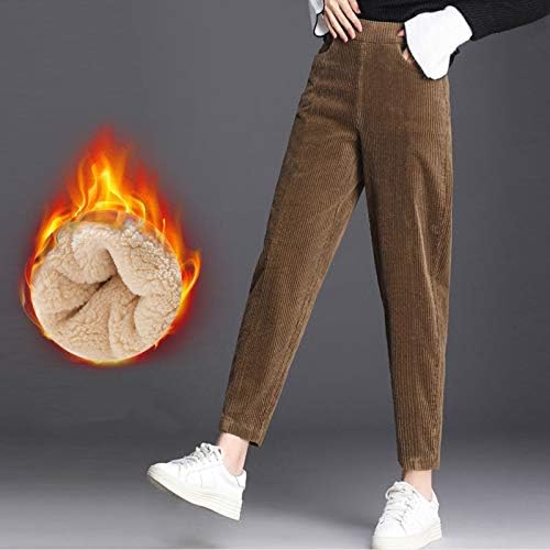 Vue 2 de Pantalon Dhiver En Velours
