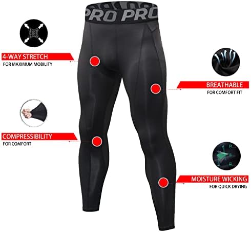 Vue 5 de Lot De Leggings Compression