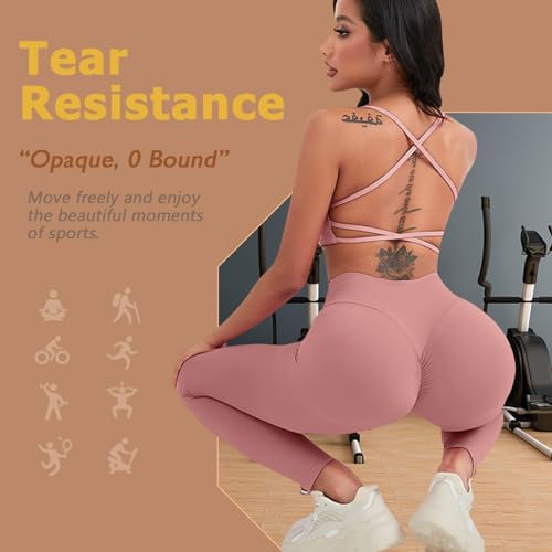 Vue 5 de Legging Sport Femme Anti