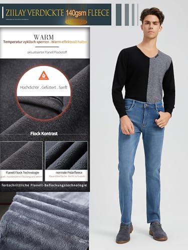 Vue 4 de Pantalon Homme Hiver Chaud