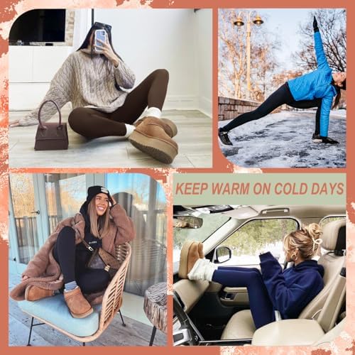 Vue 5 de Leggings Femme Hiver Chaud