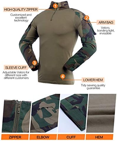 Vue 2 de Treillis Militaire Homme Chemise