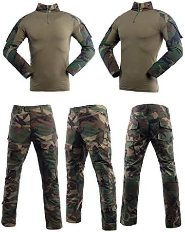 Vue 4 de Treillis Militaire Homme Chemise
