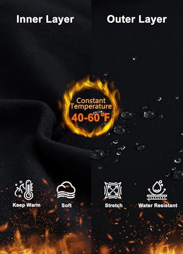 Vue 4 de Leggings Thermique Evase Pour